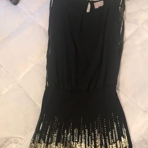 Black cocktail dress